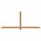 Ekena Millwork Eugene Smooth Timber Gable Bracket, Western Red Cedar, 84"W x 35"H x 1 1/2"D x 3 1/2"F, 10/12 Pitch GBW084X35X0204EUG00SWR - alternate 1